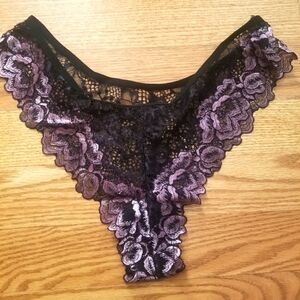 Festive black and silver lace